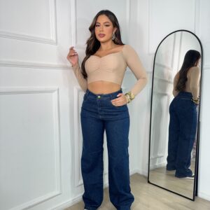 Calça Jeans Wide Leg Premium